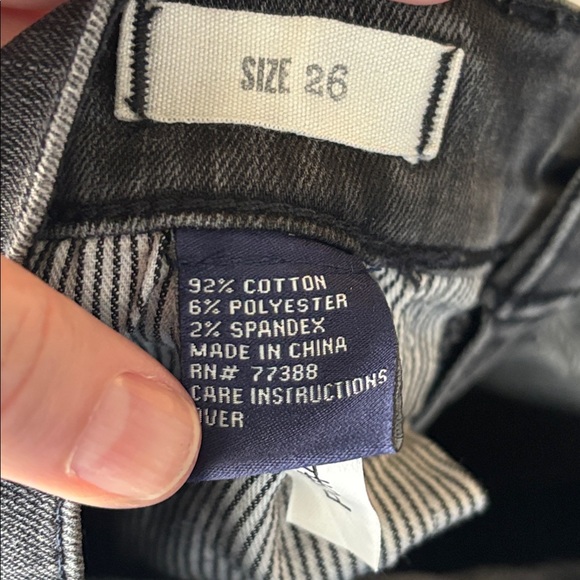 Madewell Black Denim Jeans Size 26” - Picture 4 of 4